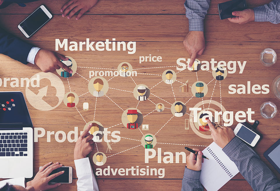 Marketing Commercial Advertising Plan Concept