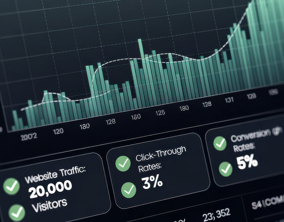 Dashboard with metrics